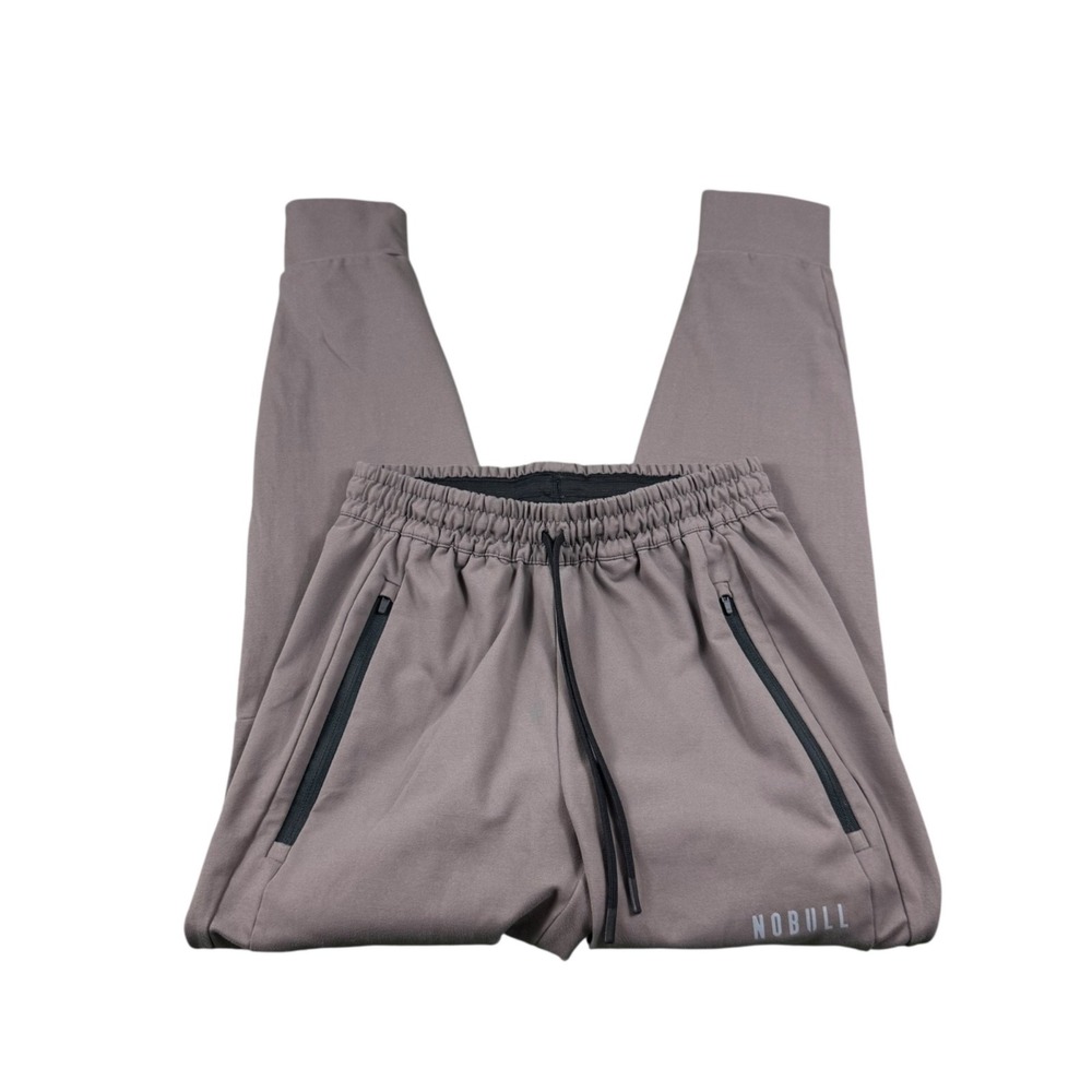 NOBULL Stone Brown Performance Athletic Jogger Pants Mens Small